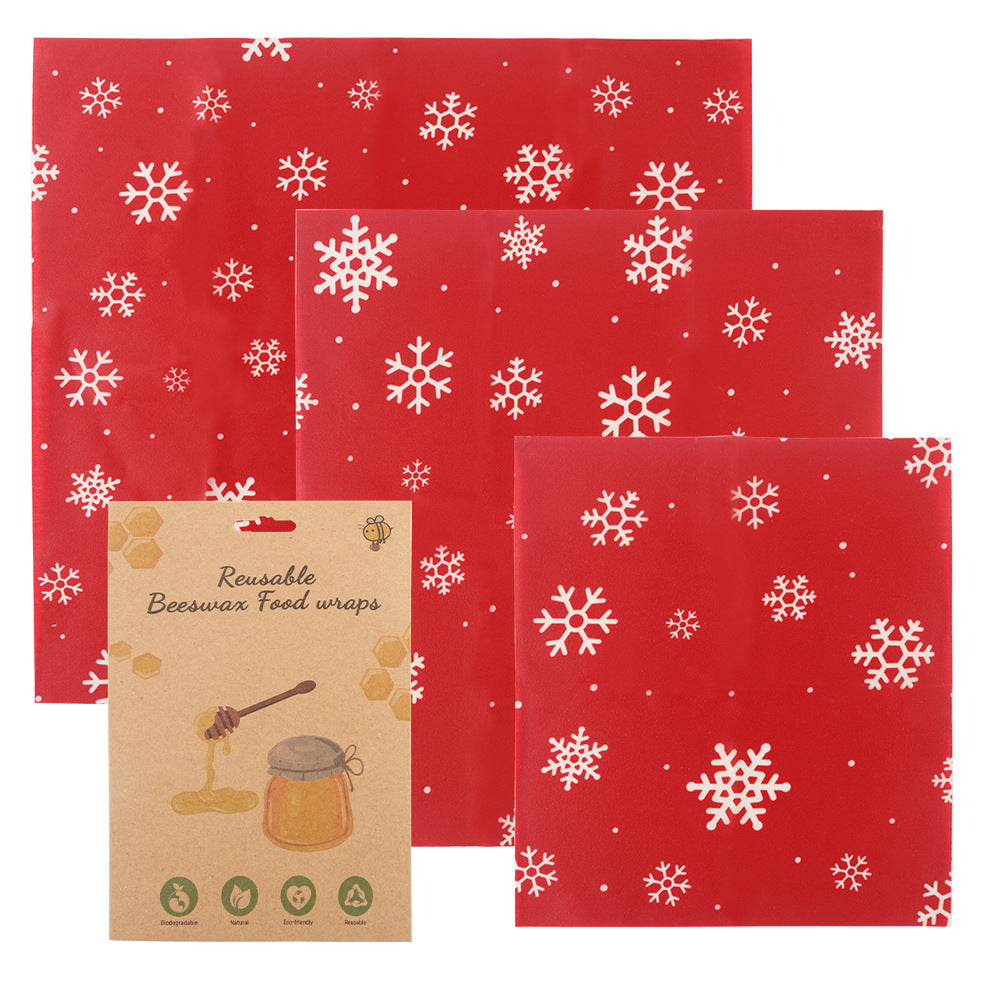 Beeswax Wrapping Paper 3 Pack - Sustainable Food Storage Solution