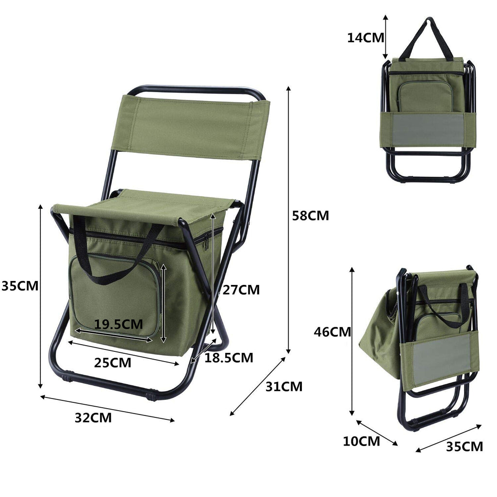 Portable Folding Fishing Chair with Cooler – The Ultimate Outdoor Companion