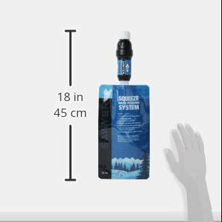 Sawyer Products PointOne Squeeze Water Filter - 0.1 Micron Filters 100000 Gallons