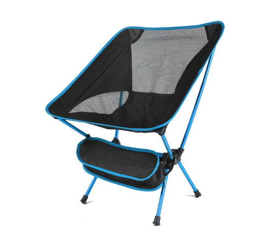 Ultralight Folding Camping Chair – Heavy-Duty 150kg Capacity, Portable for Beach, Hiking & Fishing