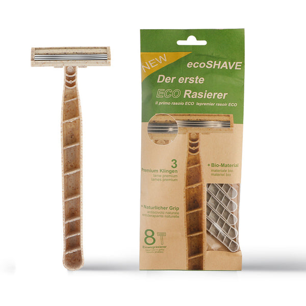Disposable Razors 8 Pack - Biodegradable Grooming Solution