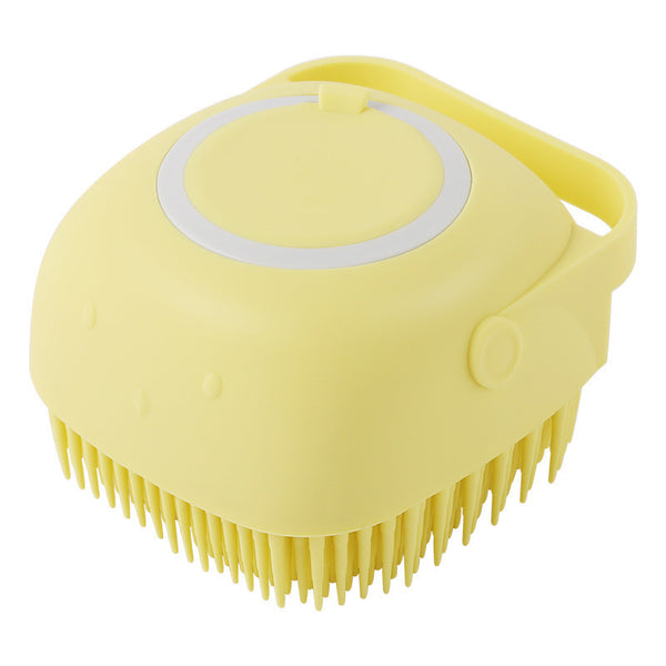 All-in-One Silicone Pet Grooming Brush | Gentle Massage & Deep Clean