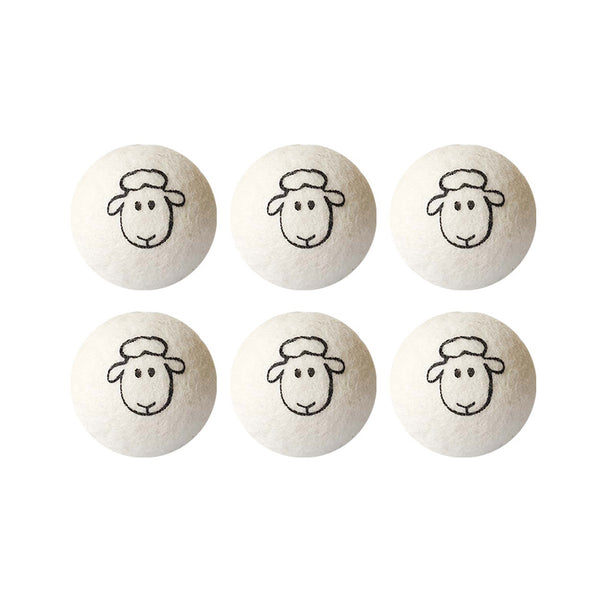Electrostatic Wool Drying Balls 6 Pack - Efficient Fabric Care