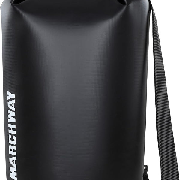 MARCHWAY 5L Floating Waterproof Dry Bag - Roll-Top Backpack 500D Tarpaulin