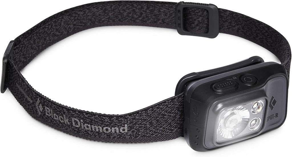 Black Diamond Spot 400-R Rechargeable LED Headlamp - IPX8 Waterproof PowerTap