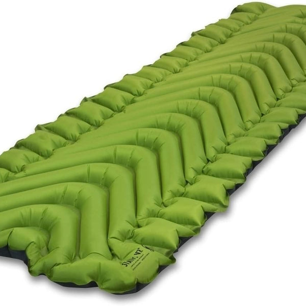 Klymit Static V2 Inflatable Sleeping Pad - Ultralight 1 lb V-Chamber Design for Backpacking