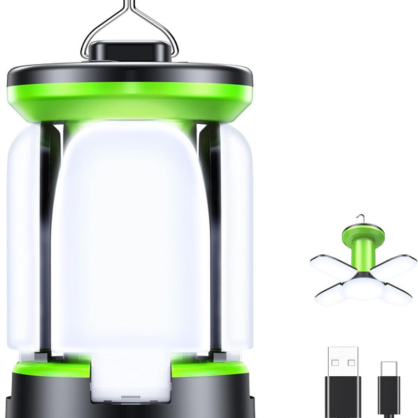 Blukar Camping Lantern Rechargeable - 60 LED 7 Light Modes USB-C Waterproof 10+ Hour Runtime