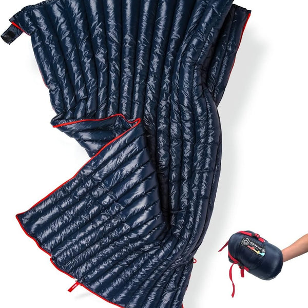 ZOOOBELIVES Ultralight Backpacking Down Sleeping Bag 32-50F - 650 Fill Power 770g Compressible