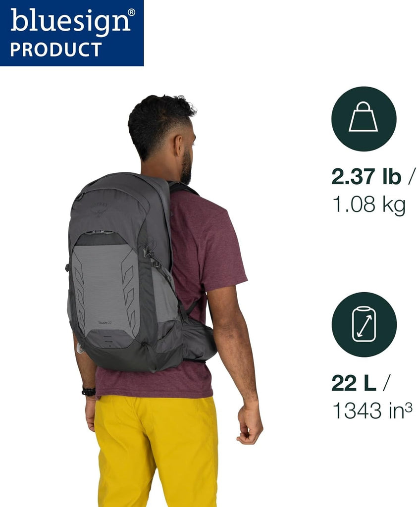 Osprey Talon 22Lightweight Hiking Backpack - AirScape Backpanel Lifetime All Mighty Guarantee