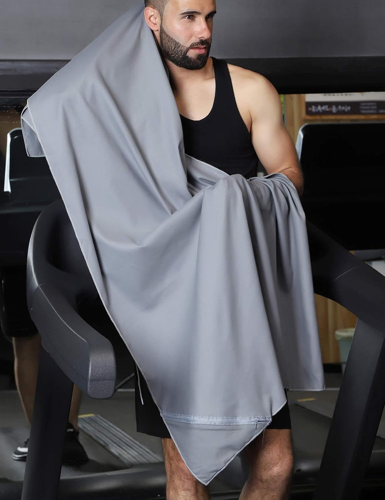 Rainleaf Microfiber Towel - Quick Dry Super Absorbent Ultra Compact Travel and Outdoor Towel