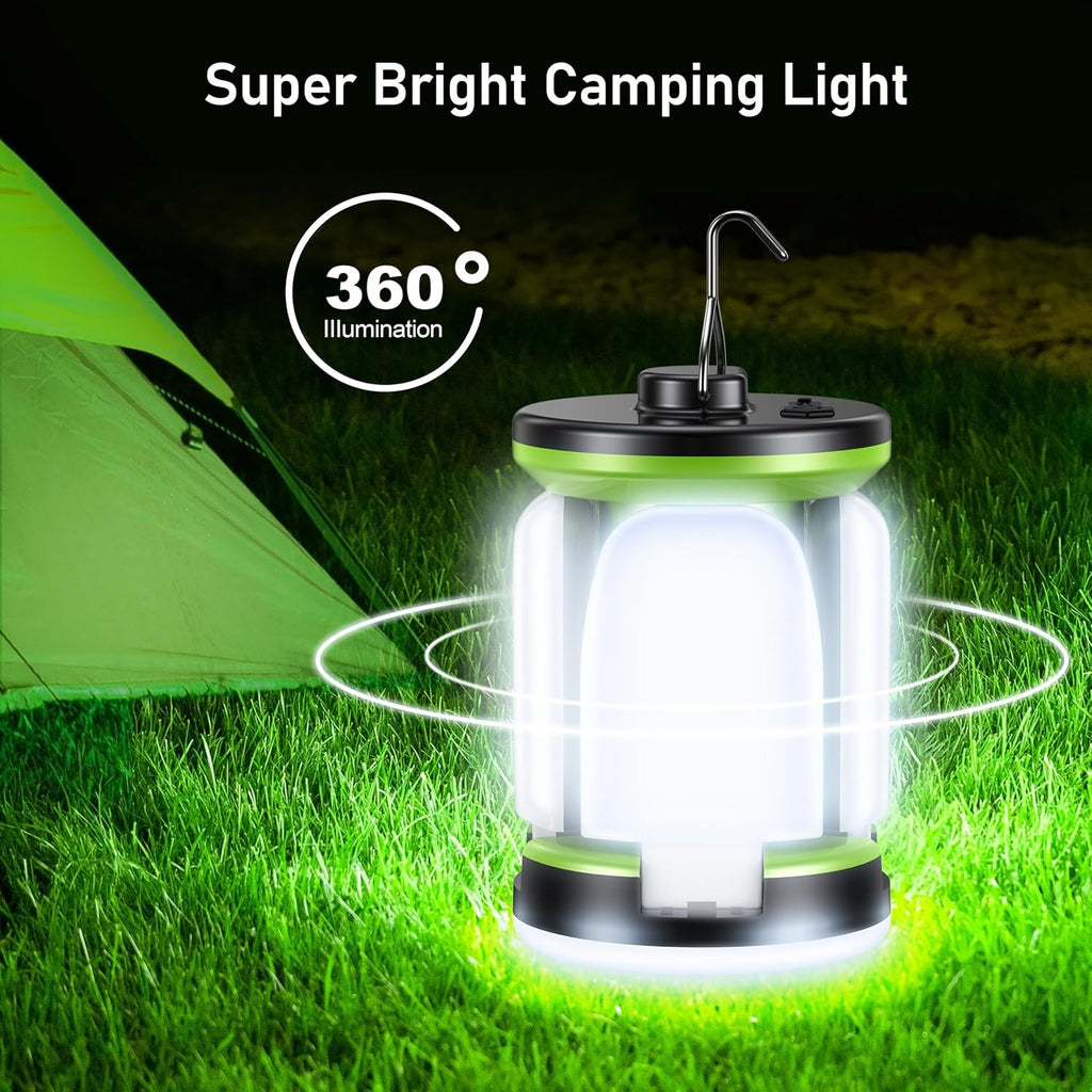 Blukar Camping Lantern Rechargeable - 60 LED 7 Light Modes USB-C Waterproof 10+ Hour Runtime