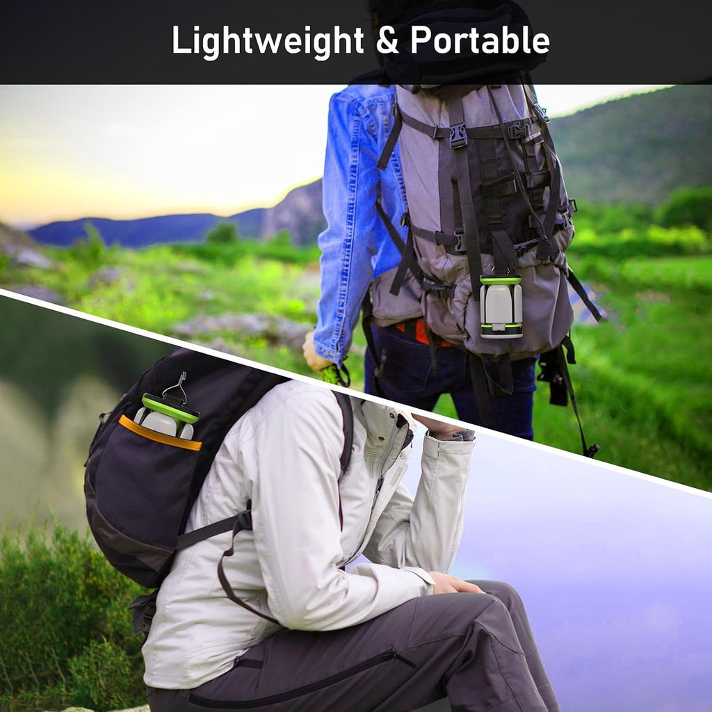 Blukar Camping Lantern Rechargeable - 60 LED 7 Light Modes USB-C Waterproof 10+ Hour Runtime