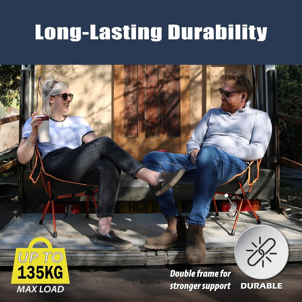 Trekology YIZI GO Ultralight Portable Camping Chair - Aircraft Aluminum Compact Backpacking Chair