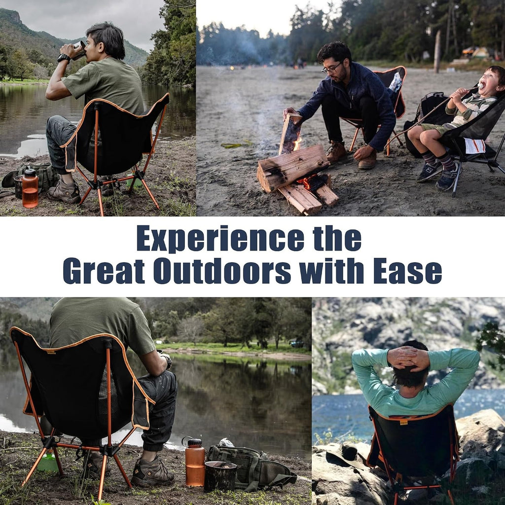 Trekology YIZI GO Ultralight Portable Camping Chair - Aircraft Aluminum Compact Backpacking Chair