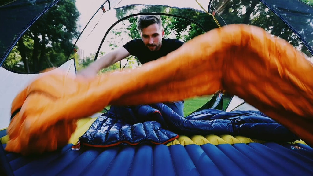 ZOOOBELIVES Ultralight Backpacking Down Sleeping Bag 32-50F - 650 Fill Power 770g Compressible
