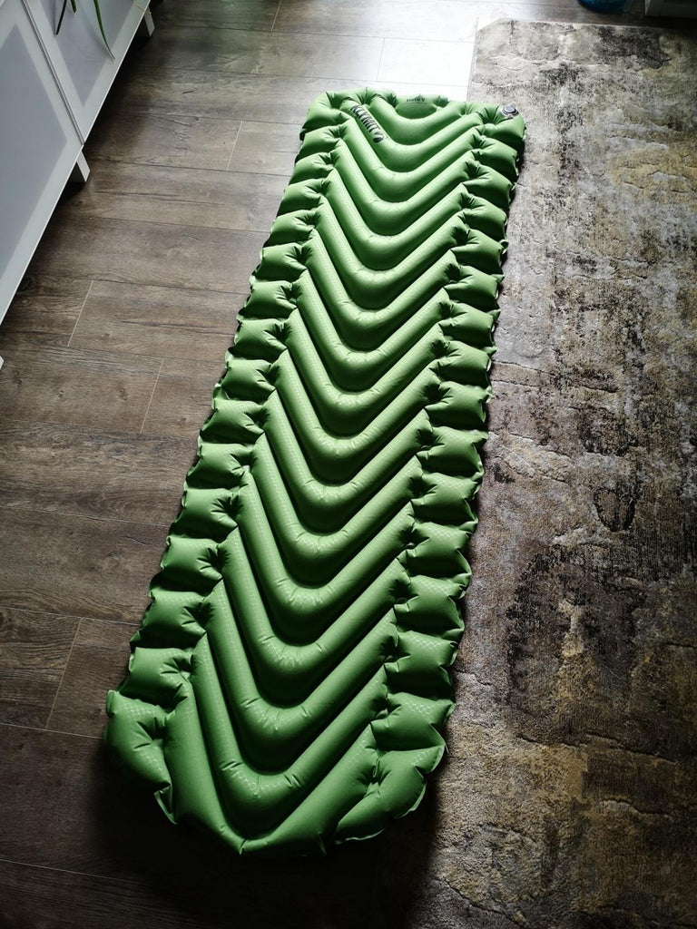 Klymit Static V2 Inflatable Sleeping Pad - Ultralight 1 lb V-Chamber Design for Backpacking