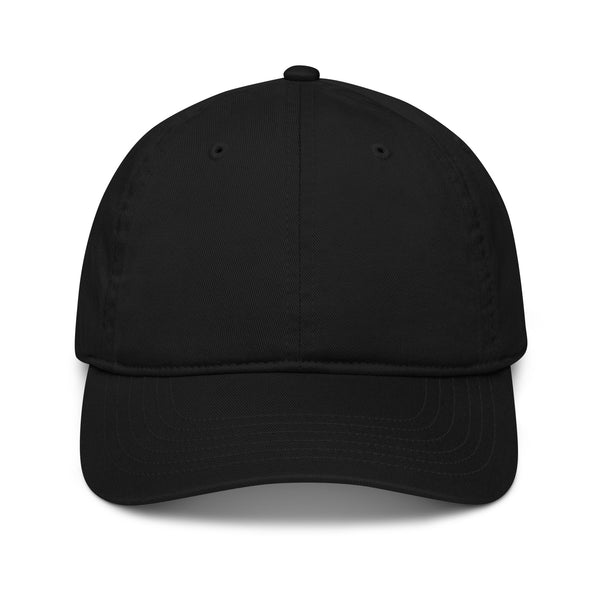 Black and Gold Elegance: Organic Cotton Dad Hat