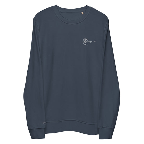 Nardo azul marino y blanco: camiseta unisex de algodón orgánico